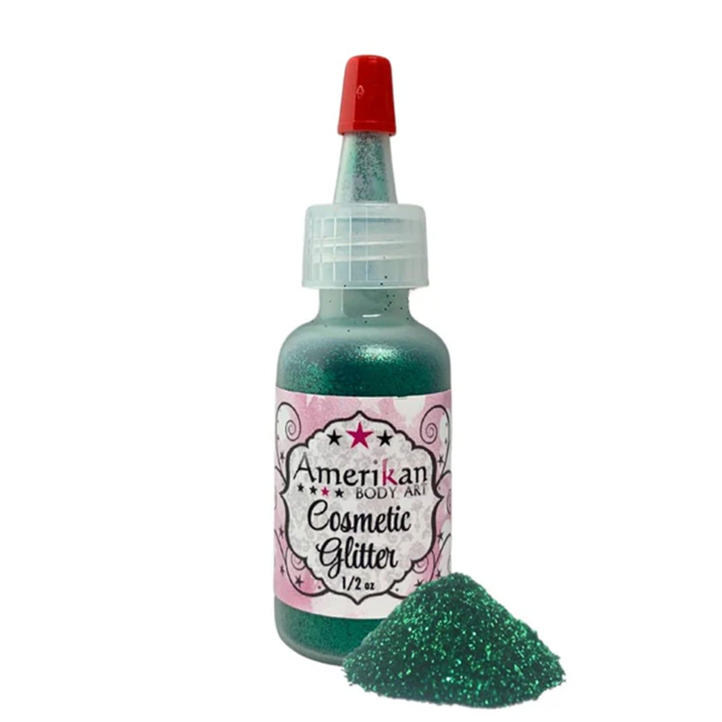 Amerikan Body Art Opaque Glitter - Emerald Green (0.5 oz) Beauty & Personal Care Amerikan Body Art