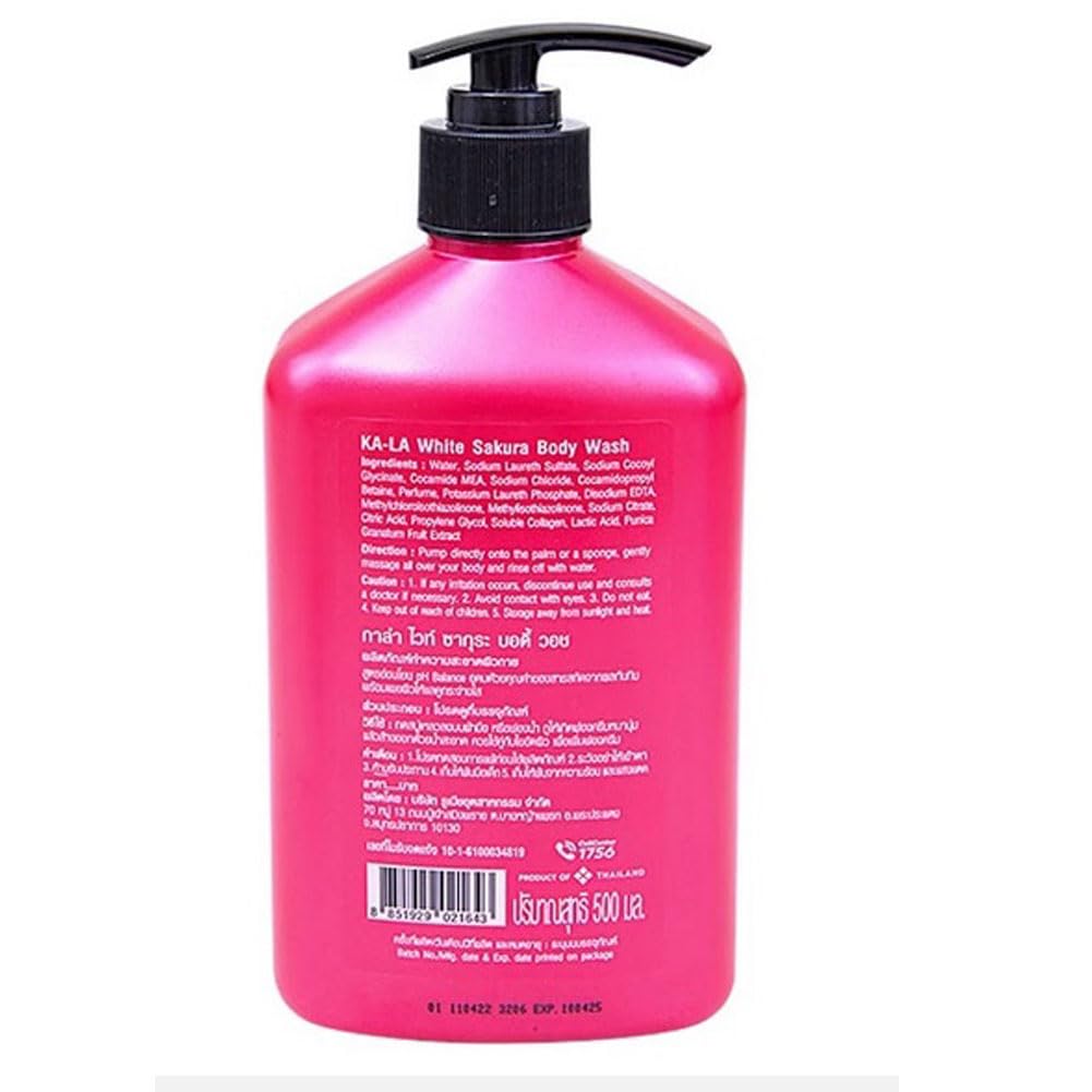 KA-LA White Sakura Body Wash 500 ML. Beauty & Personal Care KA-LA Nature Nine