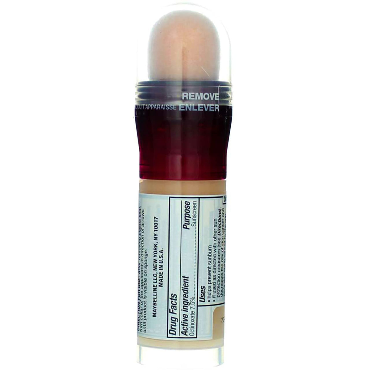 Maybelline New York Instant Age Rewind Eraser Treatment Makeup, Buff Beige [130] 0.68 oz (Pack of 4)