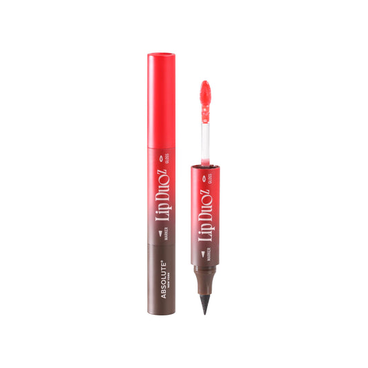 Absolute New York Lip DuoZ, 2 in 1 Lip Marker and Lip Gloss, High Shine, Water Resistant, Smudge Proof, Precision Felt Tip (Cherry Cola) Beauty & Personal Care Absolute New York