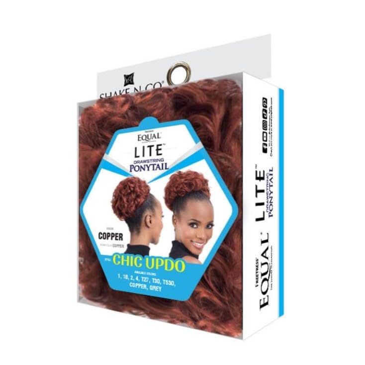 Freetress Equal Lite Ponytail - Chic Updo (Color:COPPER)