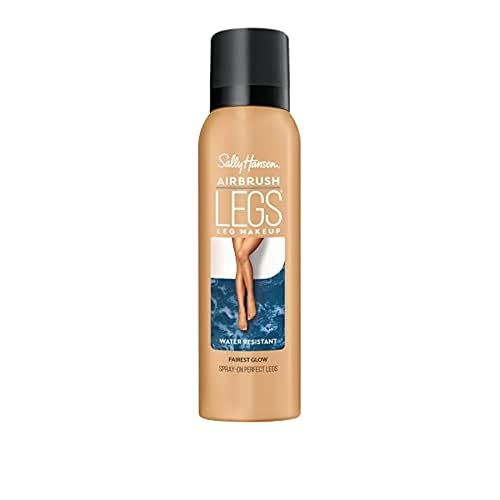 Sally Hansen Airbrush Legs®, Leg Makeup, Fairest Glow, Easy Application, Flawless Looking Legs, Water Resistant, Transfer Proof Lotion Beauty & Personal Care Sally Hansen
