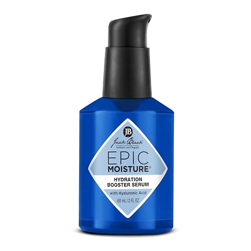 Jack Black Epic Moisture Hydration Booster Serum for Men - Lightweight Men’s Face Moisturizer & Anti-Wrinkle Skin Care, 2 Fl Oz Beauty & Personal Care Jack Black