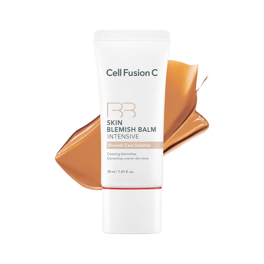 Cell Fusion C Skin Blemish Balm No.32 Mocha - Medium-Tan with Warm Undertone, Lightweight BB Cream with Ceramide, Tinted Moisturizer for Sensitive Beauty and Personal Care Cell Fusion C Default Title