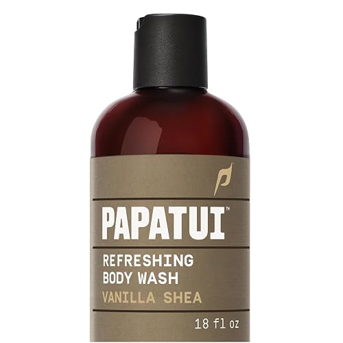 PAPATUI by Dwayne Johnson Refreshing Exfoliating Body Wash for Men | Hydrating & Made with Coconut Oil | Vanilla Shea | 18 oz Beauty & Personal Care PAPATUI