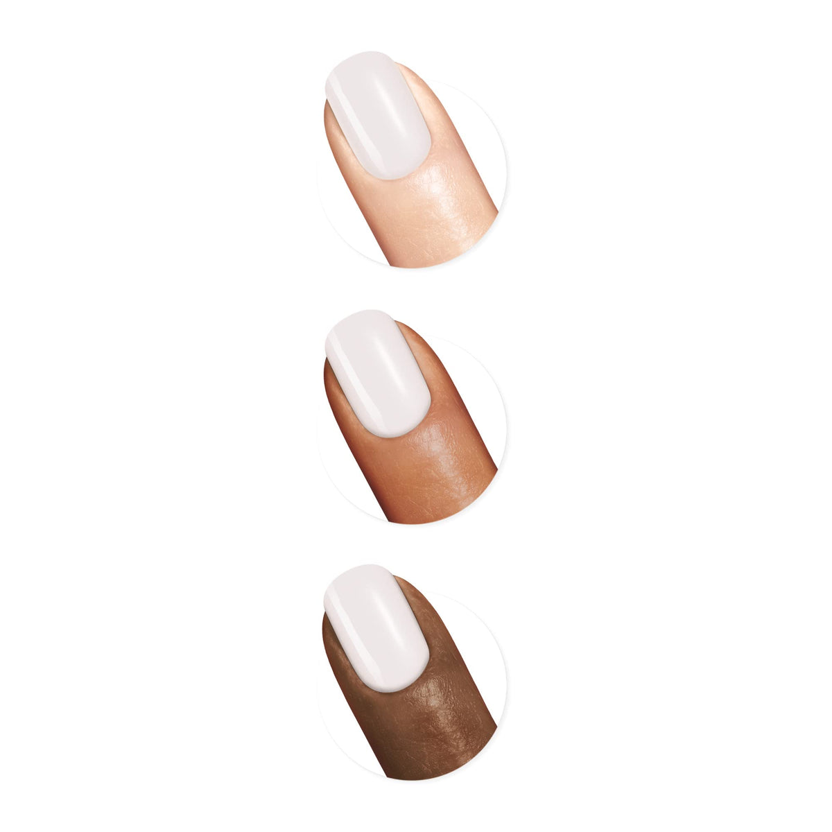 Sally Hansen Good. Kind. Pure. Nail Polish | Plant-Based, Vegan, 16-Free Formula | Opaque, Shiny | 110 White Tea | Creamy White Nail Color