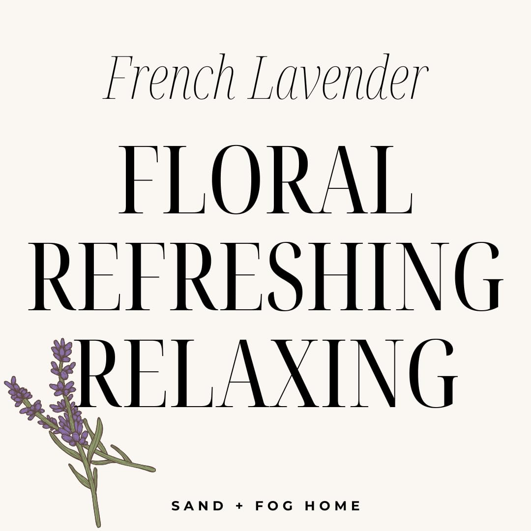 Sand + Fog French Lavender - Scented Liquid Hand Soap - Moisturizing Hand Soap - Made with Aloe - Paraben Free- 20 oz Beauty & Personal Care Sand + Fog