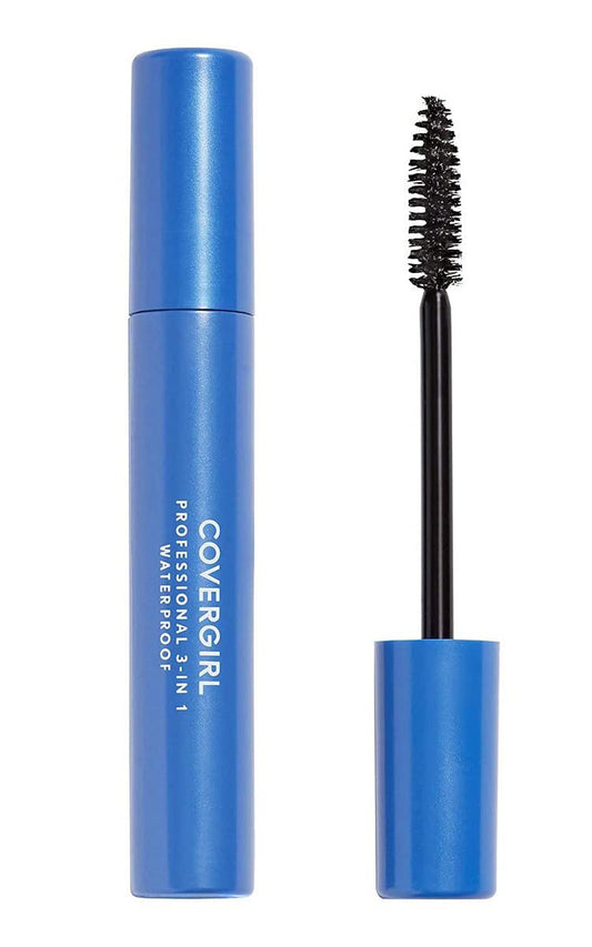 COVERGIRL, Professional 3-in-1 Waterproof Mascara, Very Black 225, (Packaging May Vary) Long Lasting Waterproof Mascara, 1 Count Beauty & Personal Care COVERGIRL
