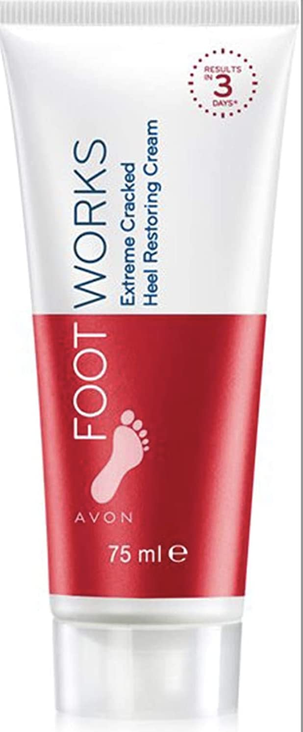 Avon Foot Works Maximum Strength Cracked Heel Cream - Lot of 2 Beauty & Personal Care AVON