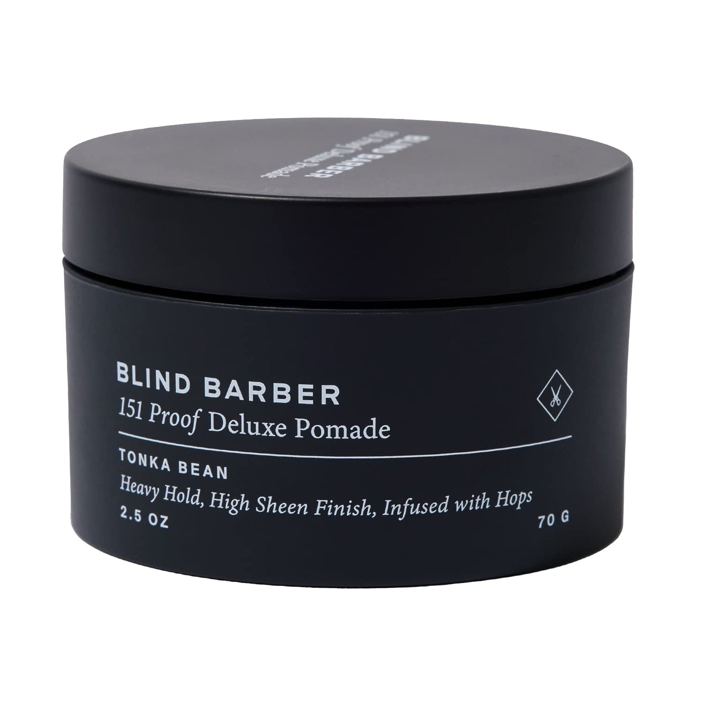 Blind Barber 151 Proof Deluxe Hair Pomade for Men - Water Based Pomade with Hops & Tonka Bean - Heavy Hold & High Shine Finish - Free of Parabens Beauty & Personal Care Blind Barber