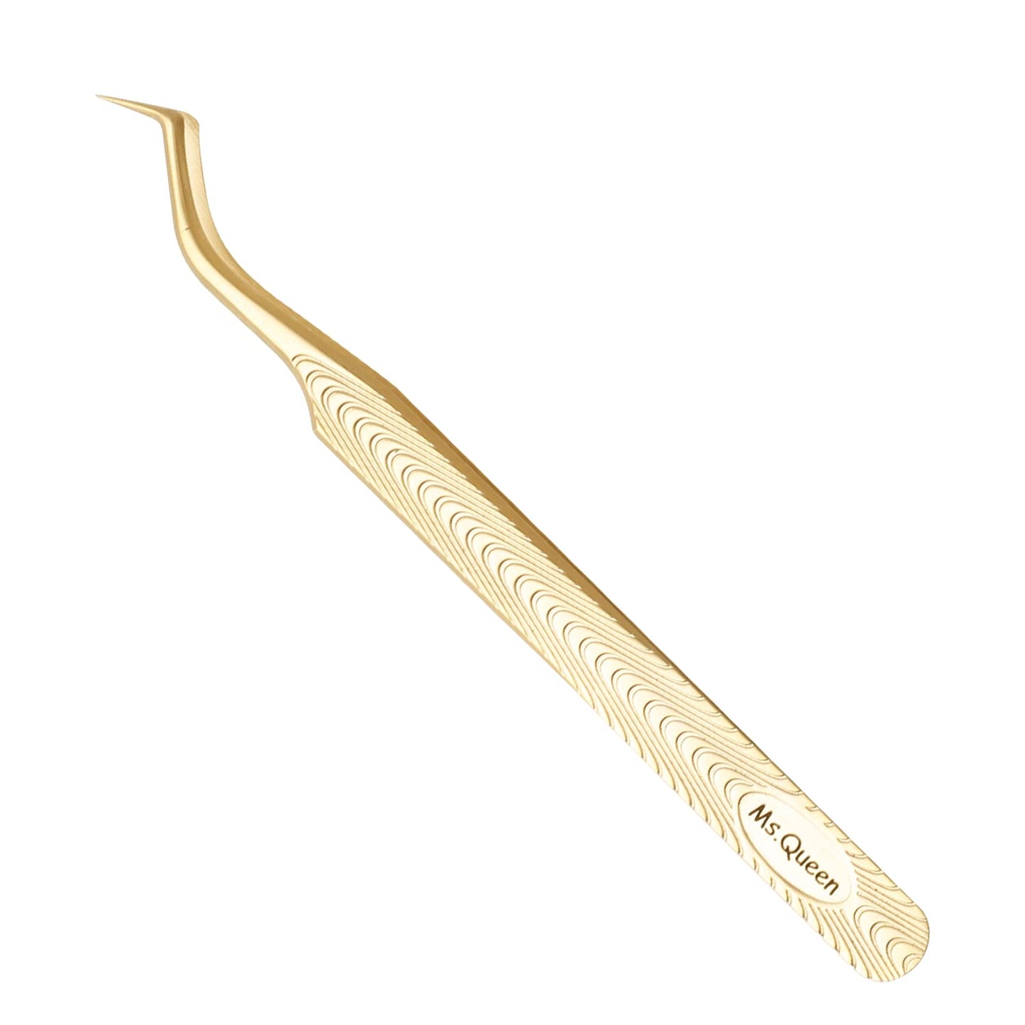 Ms.Queen Lash Tweezers for Eyelash Extension-Professional Lashing Tweezers for Mega Volume Mink Eyelashes Extensions Applying,S-Curved Beauty & Personal Care Ms.Queen