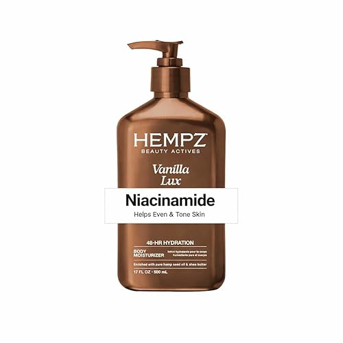Hempz Vanilla Lux Herbal Body Moisturizer 17 oz. NEW LOOK Beauty & Personal Care Hempz