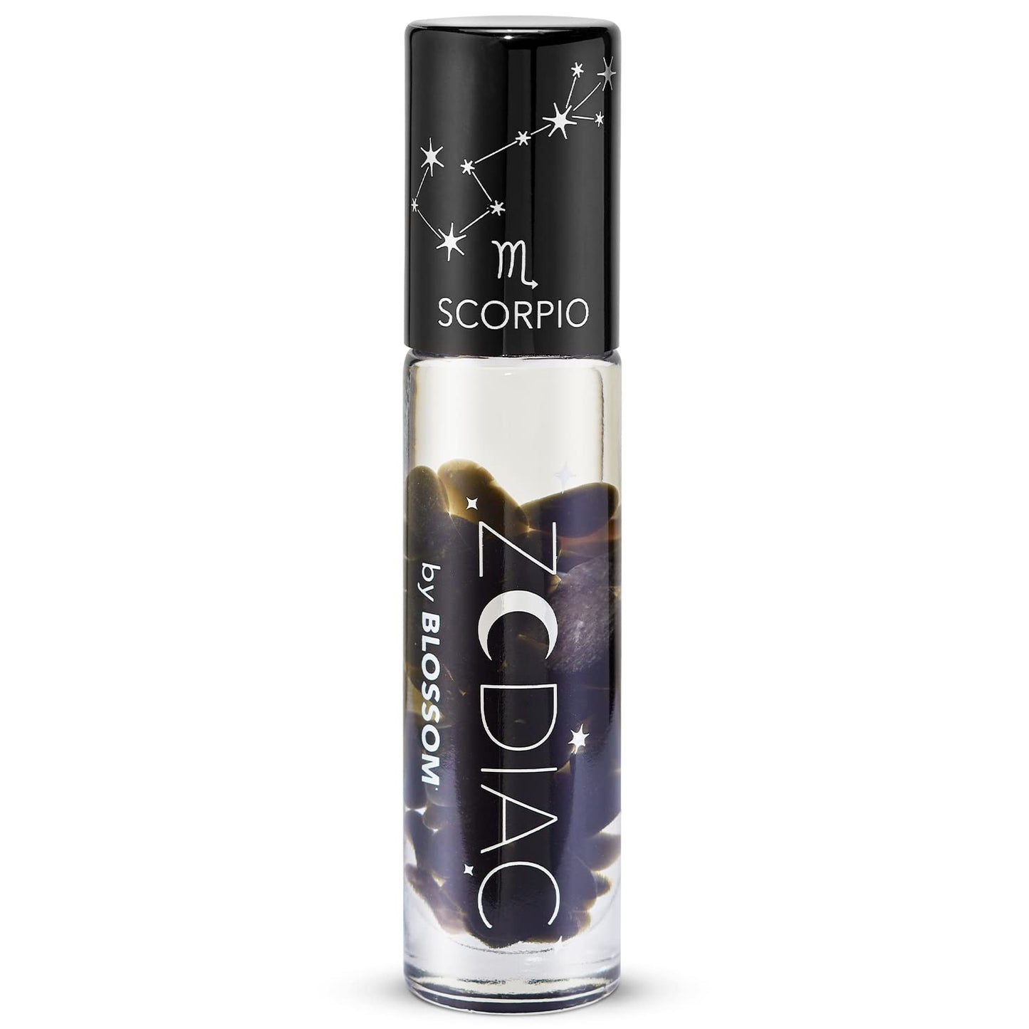 Blossom Lip Gloss Zodiac Sign Vanilla Scented Roll-On Lip Gloss, Moisturizing + Hydrating with Zodiac Crystals, Made in USA, 0.20oz, Scorpio Beauty & Personal Care Blossom