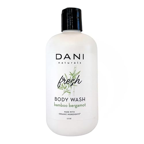 DANI Naturals Bamboo Bergamot Body Wash, Vegan, Sulfate-Free, Made with Organic Ingredients, 12 fl oz Beauty & Personal Care DANI