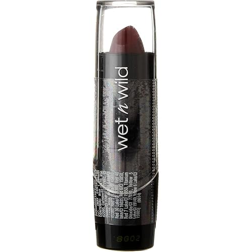 Wet n Wild Silk Finish Lipstick, Black Orchid [535D] 0.13 oz (Pack of 2) Beauty & Personal Care wet n wild
