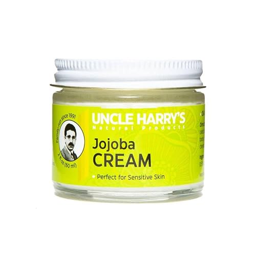 Uncle Harry's Natural Products Jojoba Cream, Smooth Lightweight Fragrance Free Jojoba Esters, Gentle and Non-Comedogenic Perfect for Sensitive Skin Beauty & Personal Care Uncle Harry's