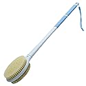 Shower Brush with Soft and Stiff Bristles, 20.5" Extended Long Handle Back Scrubber Dual-Side Bath Brush Body Exfoliator for Wet or Dry Brushing Beauty & Personal Care TEGOOL