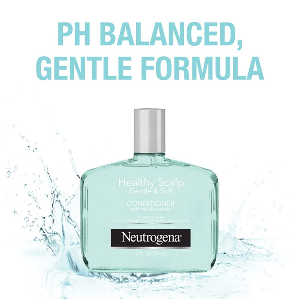 Neutrogena Gentle & Soft Healthy Scalp Conditioner for Sensitive Scalp & Lightweight Moisture, with Micellar Water, pH-Balanced, Paraben Beauty & Personal Care Neutrogena