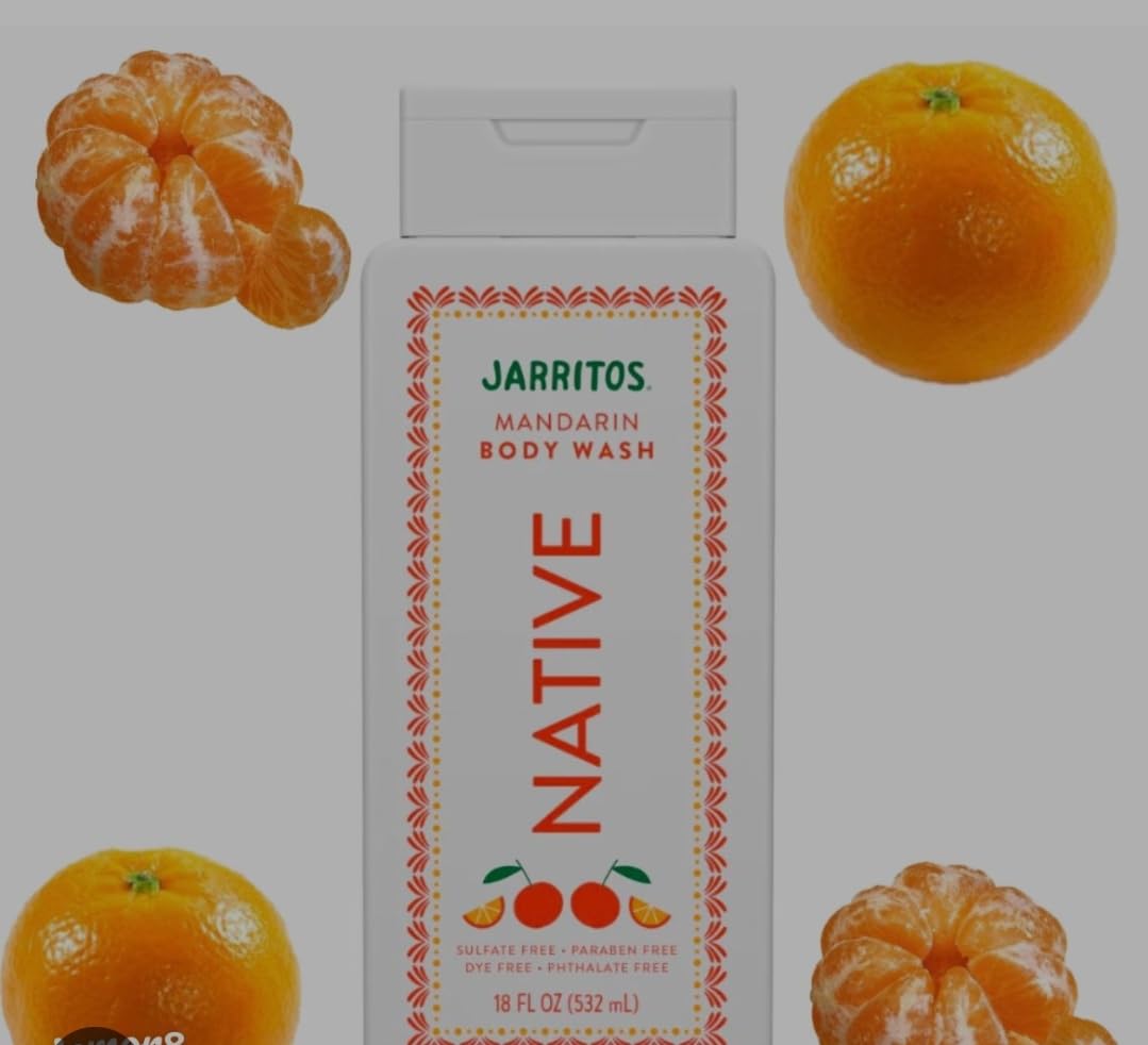 Native Limited Edition Jarritos Mandarin Scent Body Wash - 18 fl oz Beauty & Personal Care Native
