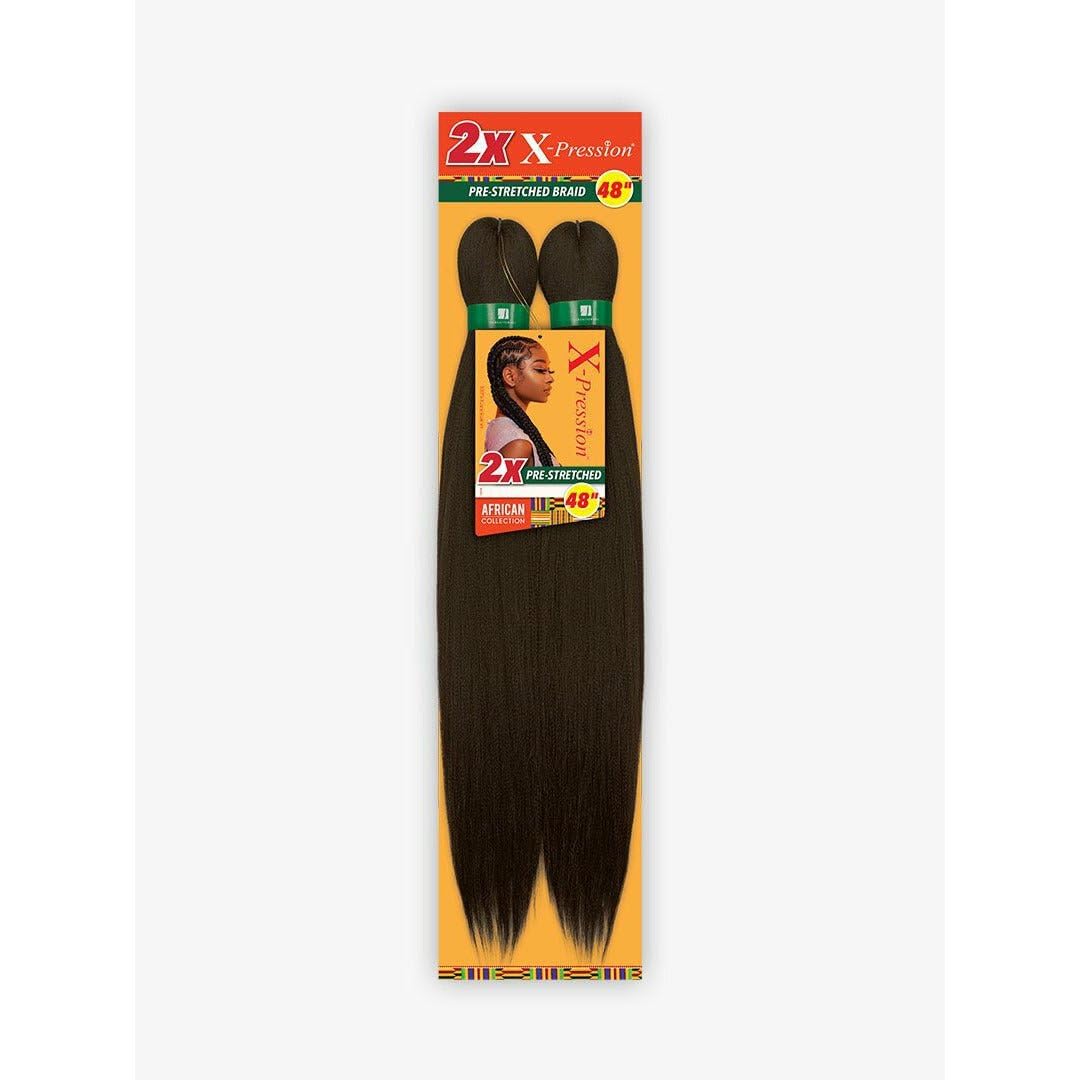 Sensationnel X-Pression Prestretched Braids-2X 48in,1pk 350 COPPERRED