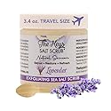 The Keys Salt Scrub - Lavender Sea Salt Scrub - Exfoliating Body Scrub with Wooden Spoon - Moisturizing Exfoliator for Face, Hands, Foot, Bath Beauty & Personal Care The Keys Salt Scrub