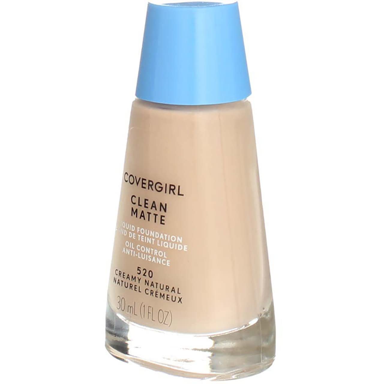 CoverGirl Clean Oil Control Liquid Makeup, Creamy Natural 520 1 fl oz (30 ml) Beauty & Personal Care COVERGIRL