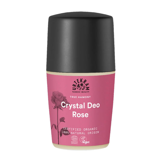Urtekram - Rose Crystal roll on deodorant - 50ml Beauty and Personal Care Urtekram