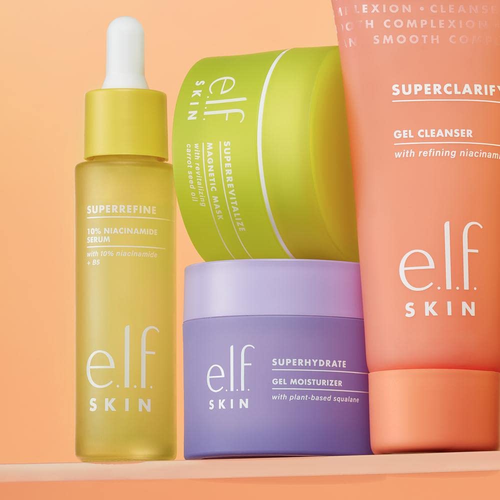 e.l.f. SKIN SuperRevitalize Magnetic Mask, Removes Surface Impurities, Smooths & Revitalizes Skin, Includes Wand For Applying Beauty & Personal Care e.l.f.