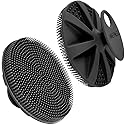 INNERNEED Food-Grade Soft Silicone Body Scrubber Shower Brush Handheld Cleansing Skin Brush, Gentle Exfoliating and Lather Well (Black) Beauty & Personal Care INNERNEED