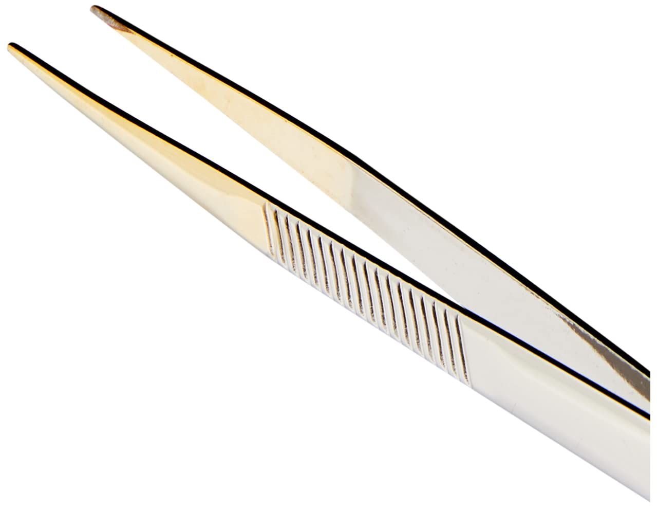 Mundial Gold Pointed Tweezers for Ingrown Hair Removal Beauty & Personal Care Mundial