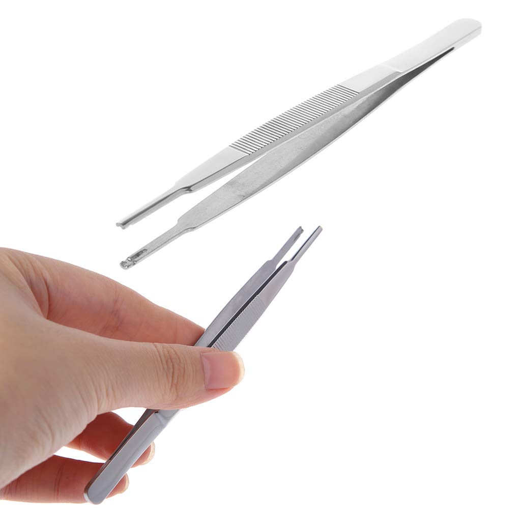 Tiny Screw Nut Holder Tweezer Eye Glasses Optical Watch Repair Tool Professional Beauty and Personal Care tegongse