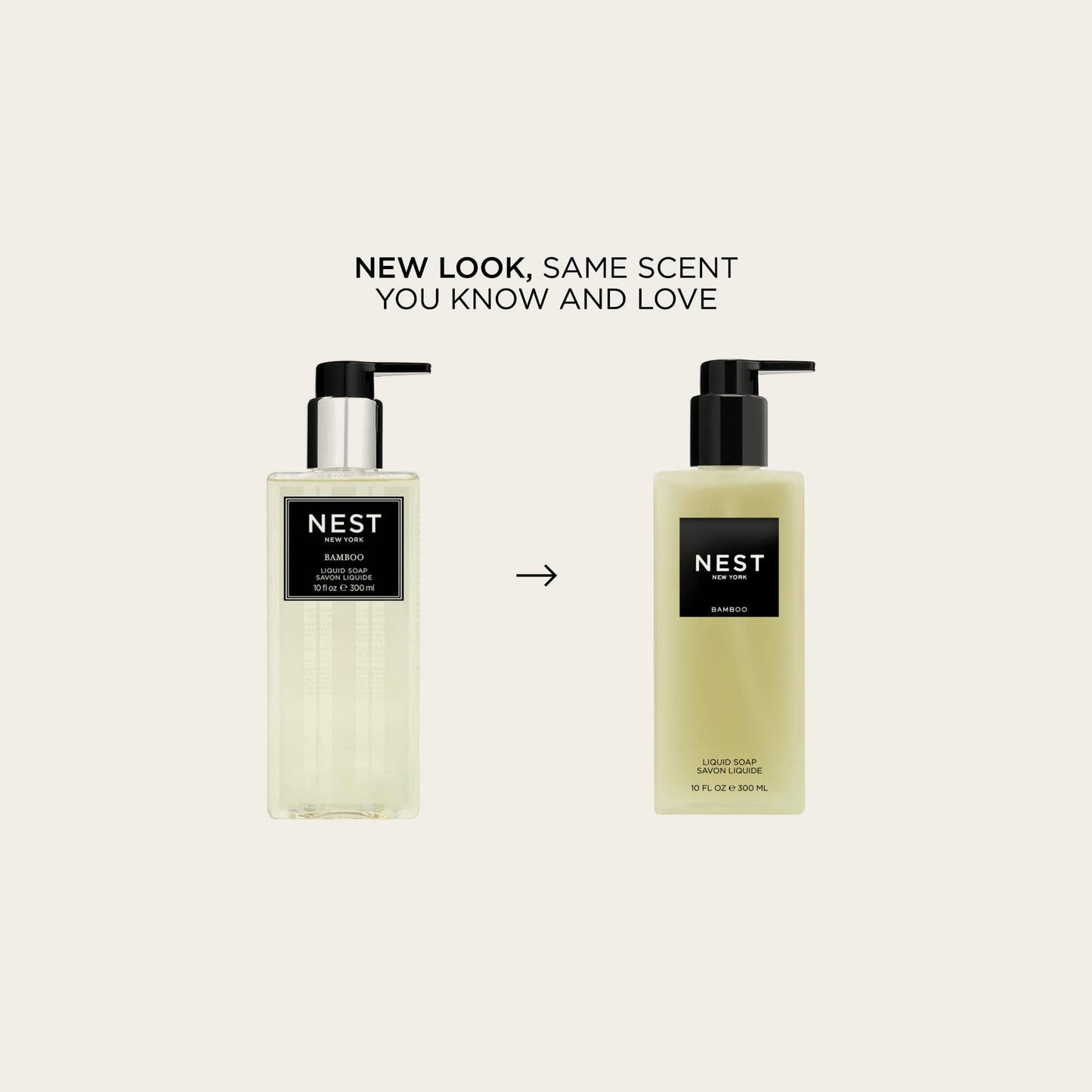 NEST New York Liquid Soap, Bamboo - 10 fl oz - Cleanses & Nourishes Skin - Approx. 300 Pumps Per Bottle - Gluten Free & Cruelty Free Beauty & Personal Care NEST New York