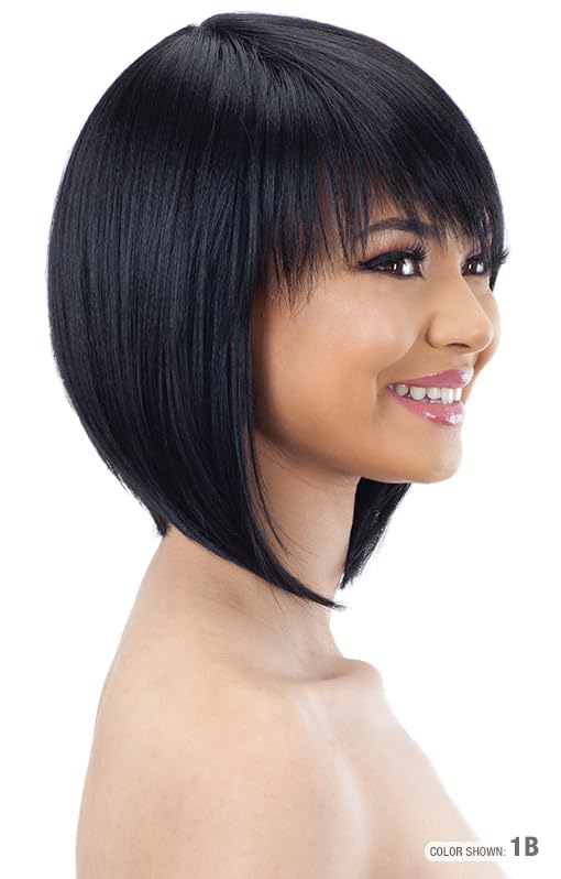 Shake-N-Go Synthetic Full Wig - LITE 002 (OFF BLACK 1B)