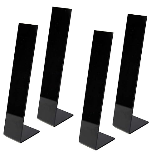 lasenersm 4 Pieces Acrylic Hair Clip Display Stand L-Shaped Hairpin Display Holder Barrette Display Stand Holder Hair Clip Organizer Stand Holder Beauty & Personal Care lasenersm
