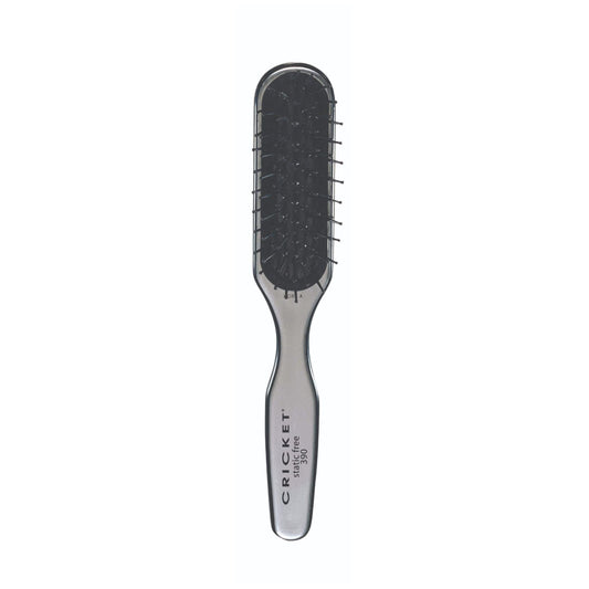 Cricket Visage 390 Sculpting Hair Brush - Anti-Static Nylon Bristles, Ultra-Soft Cushion Pad, Aluminum Finished Handle, Ideal for Styling Beauty & Personal Care Cricket