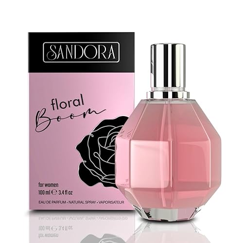 Sandora Fragrances FLORAL BOOM Women's Perfume - Floral, Bergamot and Osmanthus; Orchid, Jasmine, Rose, Freesia and African Orange Flower; Patchouli Beauty & Personal Care Sandora Fragrances