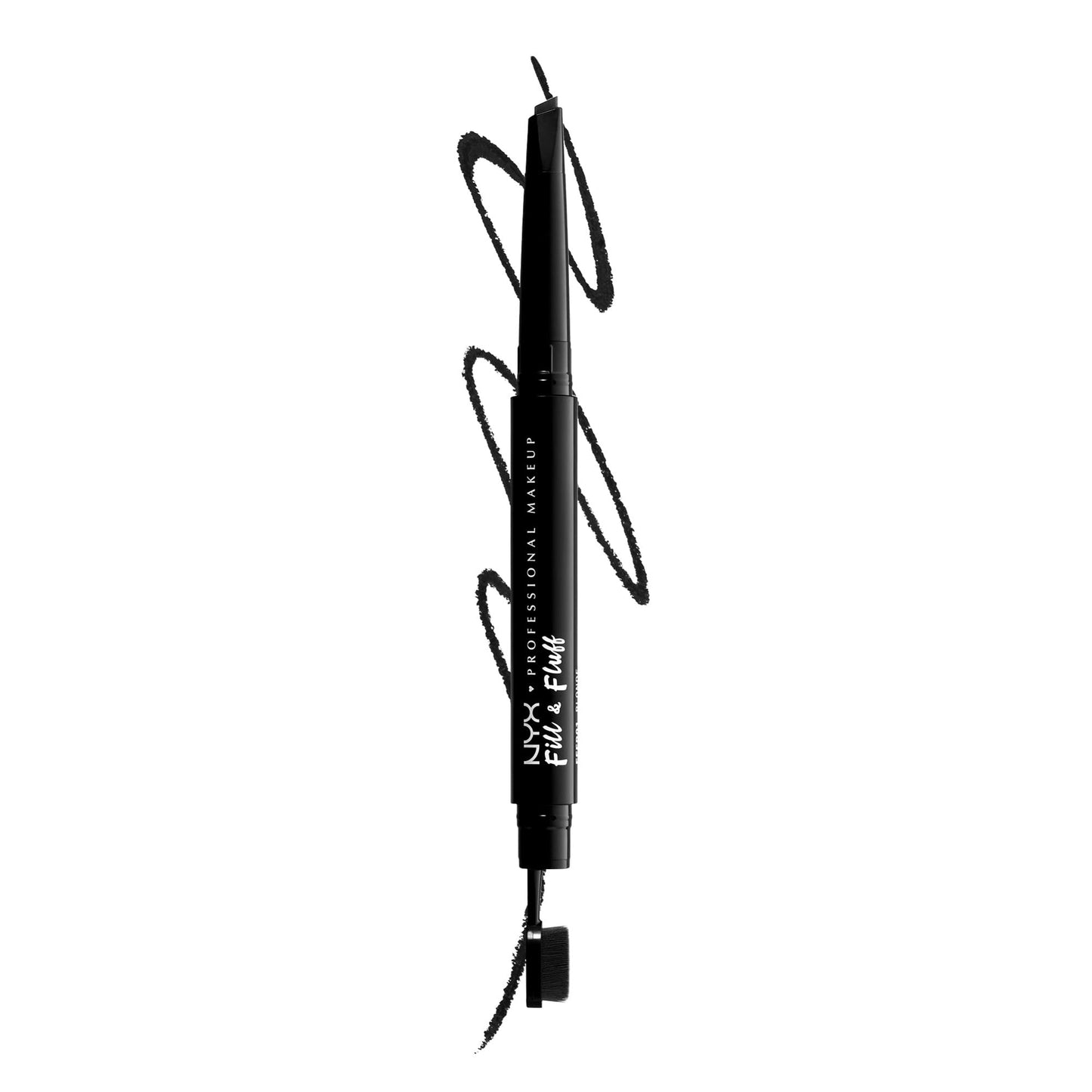 NYX PROFESSIONAL MAKEUP Fill & Fluff Eyebrow Pomade Pencil, Black Beauty & Personal Care NYX PROFESSIONAL MAKEUP