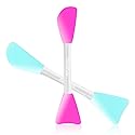 RamPula Mask Applicator Silicone Face Brush Face Mud Cream,Clay Mask,DIY,Modeling Mask Brushes DIY Mud Mixing Spatula Double-end Handheld Scoop Skin Beauty & Personal Care RamPula