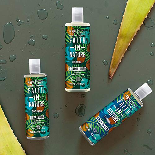 Faith In Nature Coconut Shower Gel & Foam Bath, 13.5 Oz Beauty & Personal Care FAITH IN NATURE