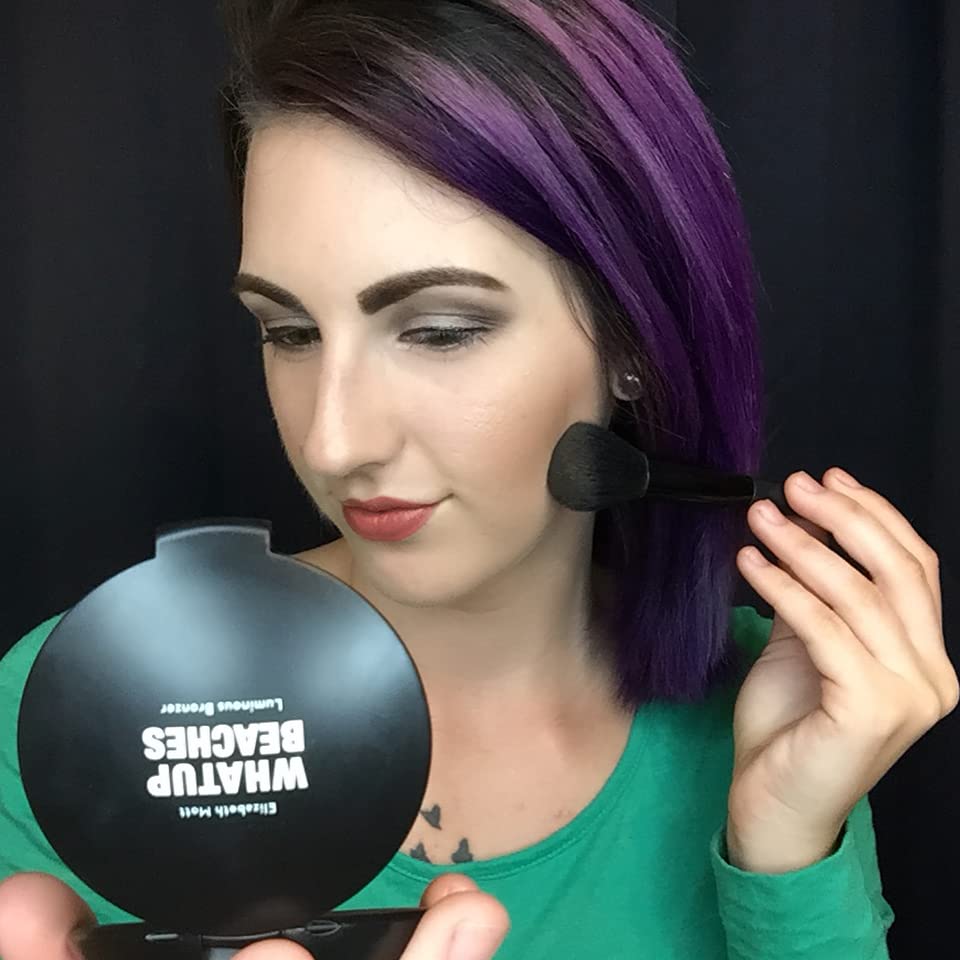 Elizabeth Mott Whatup Beaches Bronzer - Vegan & Cruelty-Free Face Powder for Contouring, Highlighting & Bronzing - Lightweight, Blendable Formula Beauty & Personal Care Elizabeth Mott