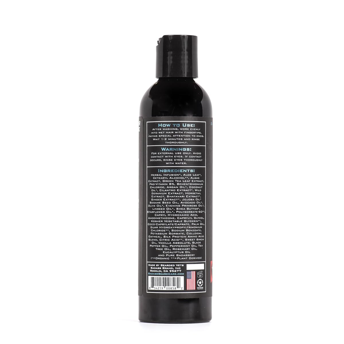 Badass Beard Care Beard Conditioner - THE SURFER, 8oz - Made of Natural Ingredients for A Healthy, Soft, & Itch Free Beard and Mustache Beauty and Personal Care Badass Beard Care