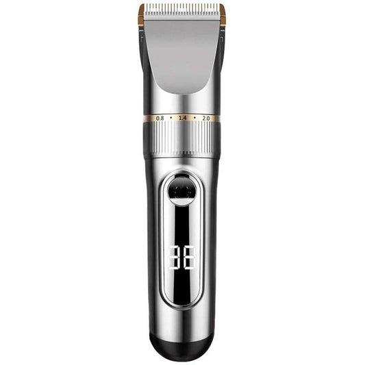 WTYBRMYO Professional Cordless Electric Hair Clipper, Trimmer Cutter Shaver Haircut Machine Rechargeable LED Screen Head Shaver, Waterproof Haircut Beauty and Personal Care WTYBRMYO