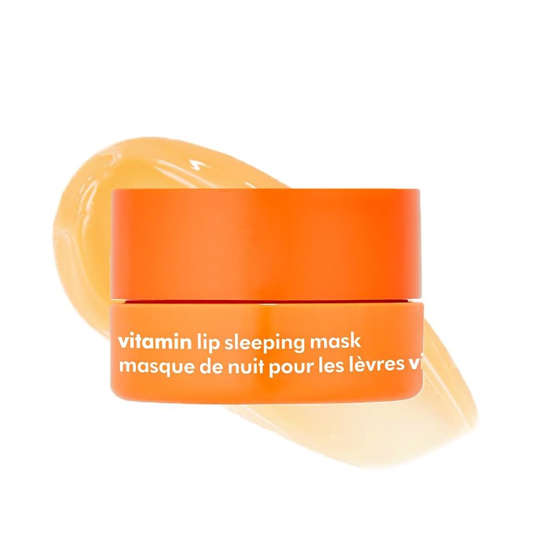 The Face Shop Vitamin C Lip Sleeping Mask - Smooths & Softens Dry Lips - Hydrating Lip Mask, Lip Balm, Lip Treatment, Lip Moisturizer - Overnight Lip Beauty and Personal Care The Face Shop