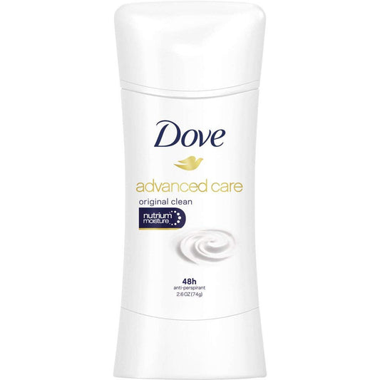 Dove Advanced Care Original Clean Antiperspirant Deodorant, 2.6 Ounce - 12 per case. Beauty and Personal Care Dove