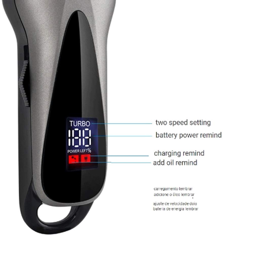 ZUIAI Professional Barber Hair Clipper Electric Hair Trimmer Man Rechargeable Hair Cutting Machine Haircut Compatible for Beauty and Personal Care ZUIAI