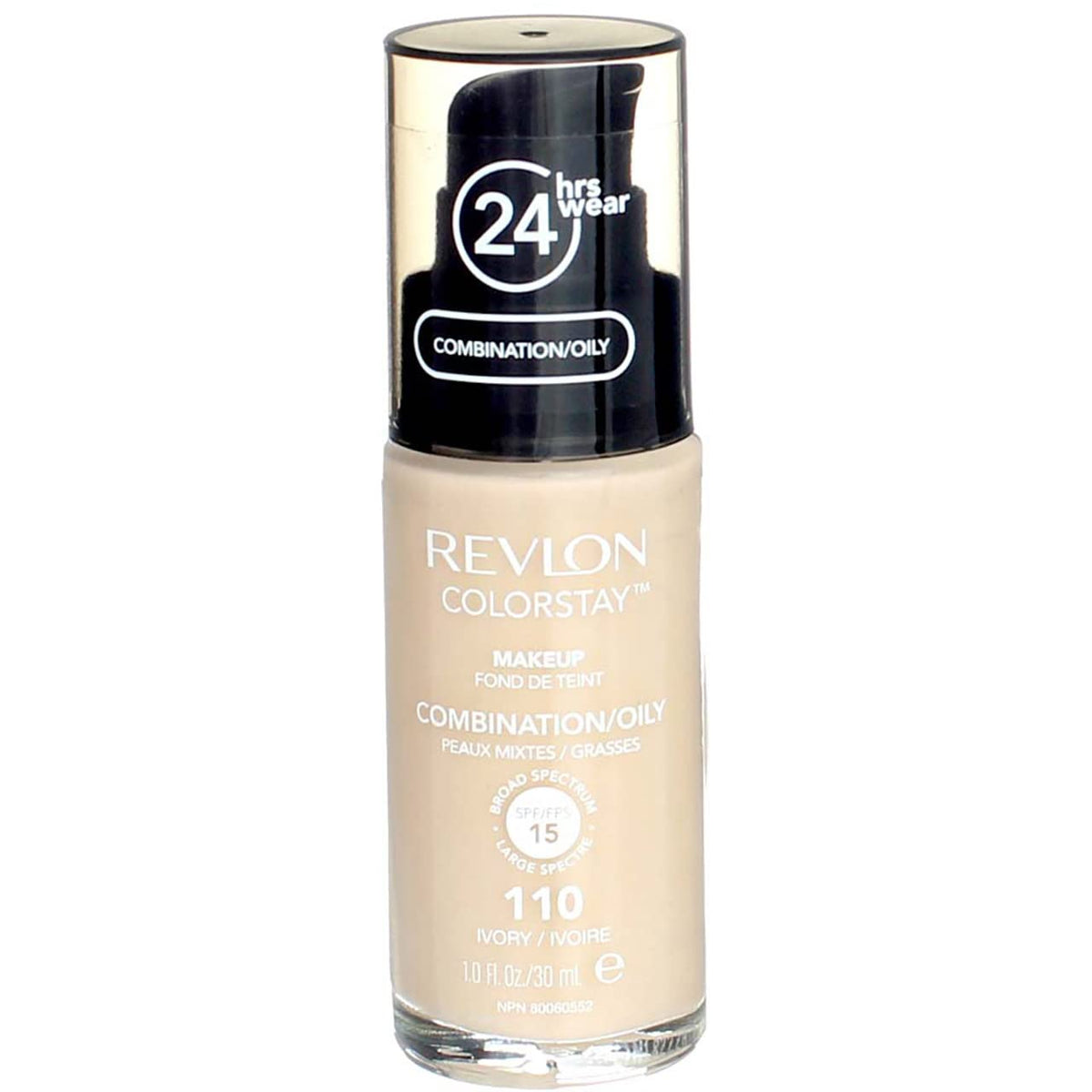 Revlon ColorStay Makeup with SoftFlex SPF6 Combination/Oily Skin [110] Ivory 1 oz (Pack of 8) Beauty & Personal Care REVLON