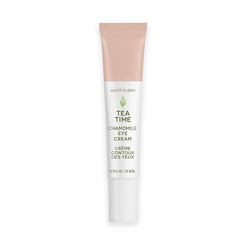 Earth To Skin Tea Time Chamomile Eye Cream - Hydrating & Soothing Eye Treatment with Vitamin E, Vitamin C & Jojoba Oil - 0.75 fl oz Beauty & Personal Care Earth To Skin