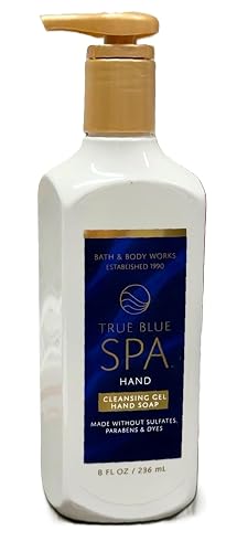 Bath & Body Works Cleansing Gel Hand Soap - 8 fl oz (True Blue Spa) Beauty & Personal Care Bath & Body Works