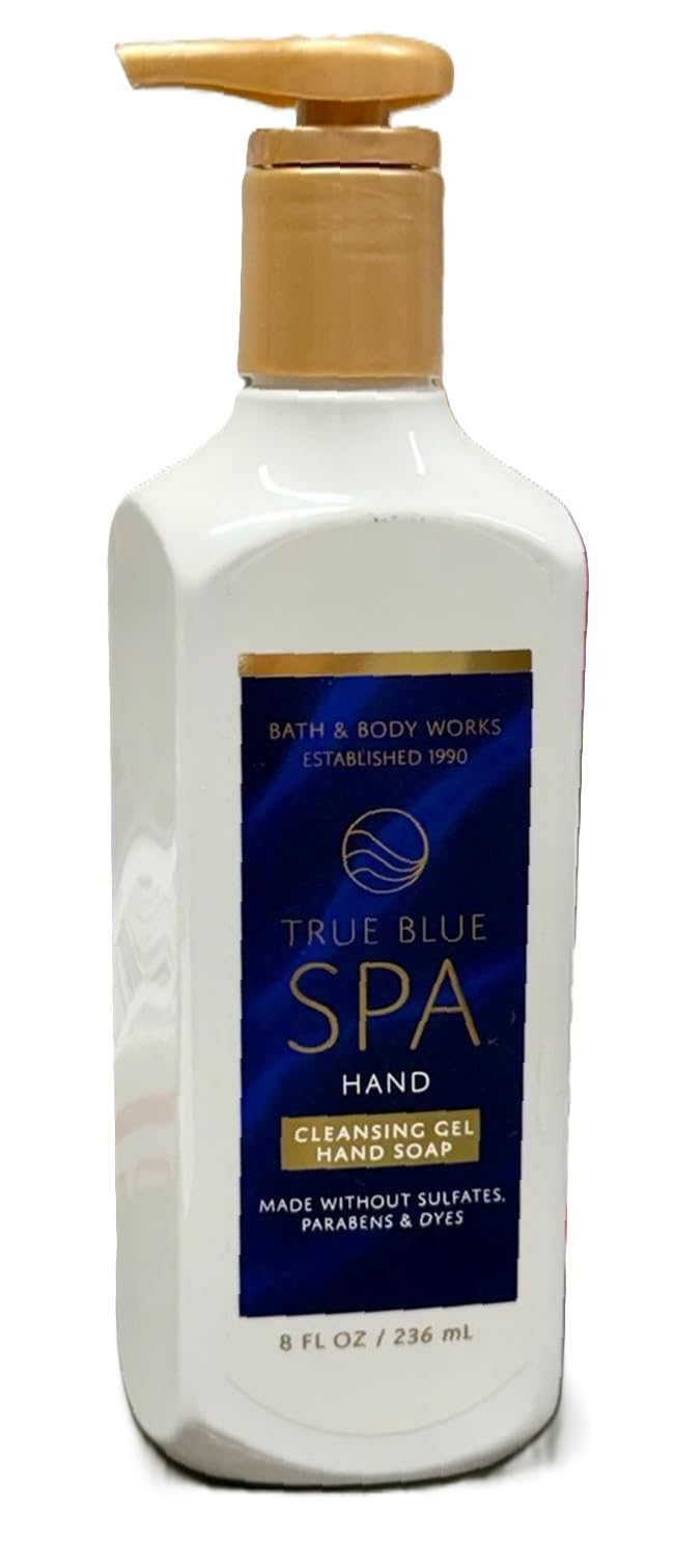 Bath & Body Works Cleansing Gel Hand Soap - 8 fl oz (True Blue Spa) Beauty & Personal Care Bath & Body Works