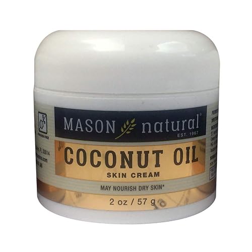 Mason Naturals Coconut Oil Beauty Cream 2 oz per Jar Pack of 8 Beauty & Personal Care MASON NATURAL